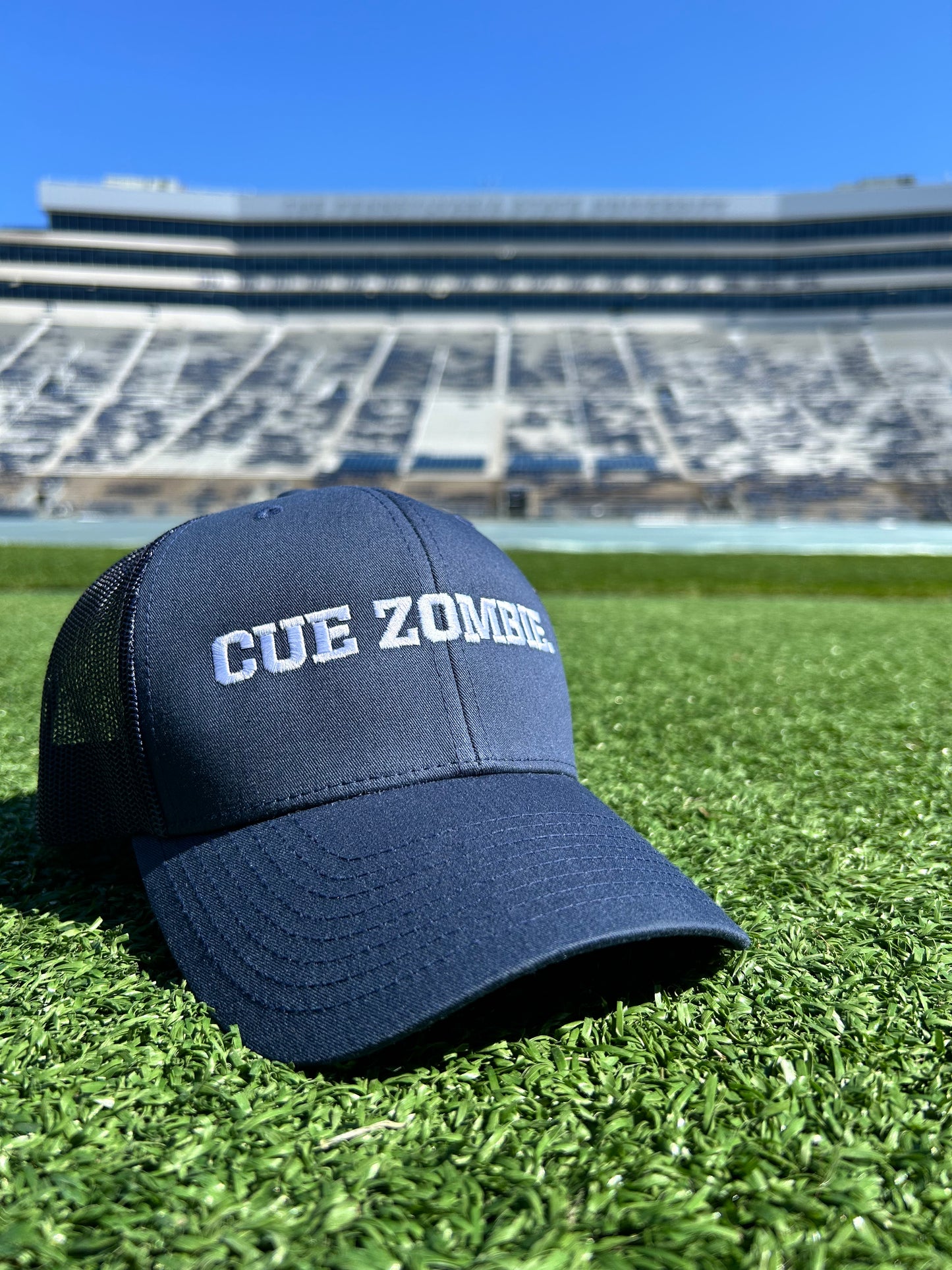 Cue Zombie Trucker Cap